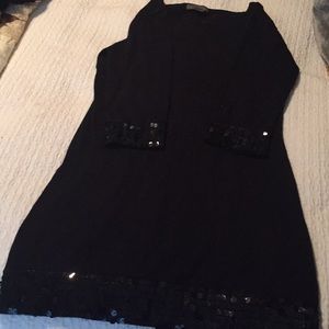 Black knit XX1 dress